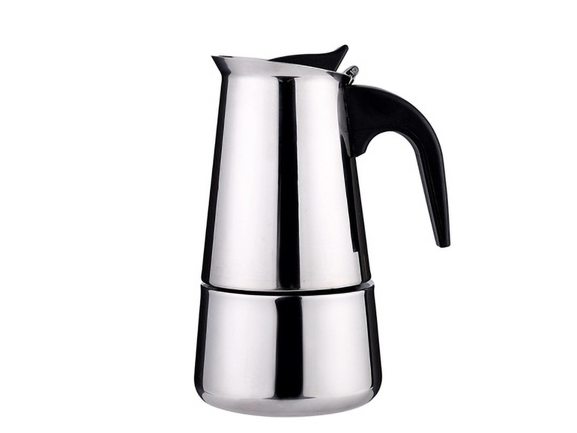 Aço Inoxidável Cafeteira Mocha Expresso Latte Percolator Fogão Cafeteira Cafeteira Cafeteira Cafeteira de Bebida Cafeteira Cafetiere Leite Fogão