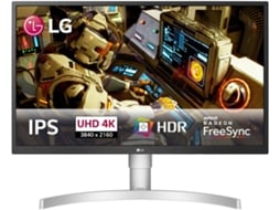 Monitor LG 27UL550-W (27'' - 4K Ultra HD - IPS FreeSync) — LED IPS | 4K | FreeSync