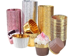 Conjunto De 200 Forminhas De Papel Manteiga Para Muffins E Cupcakes, Para Assar E Apresentar Sobremesas Em Festas E Eventos