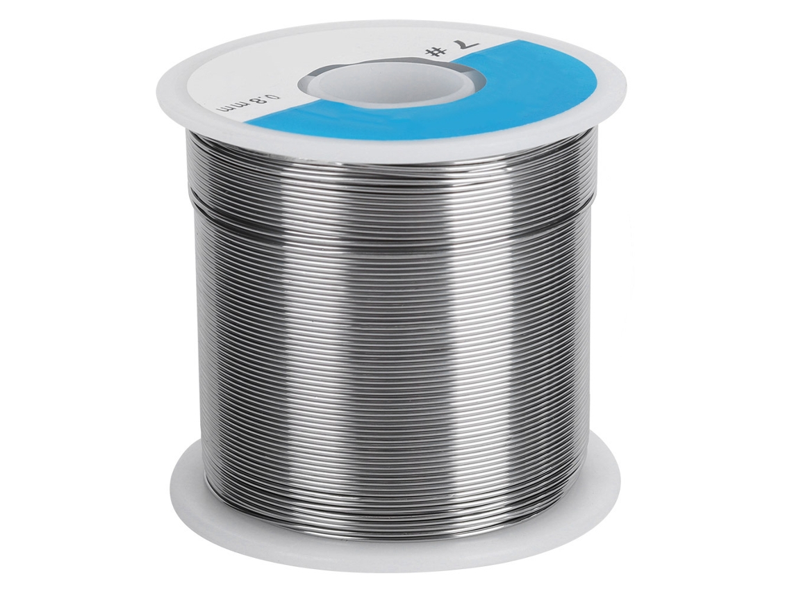Hilo De Estaño De Soldadura 500g 0.8mm 63/37% Punto De Fusão Baixo Alta Pureza Sem Limpeza Suprimentos De Soldadura