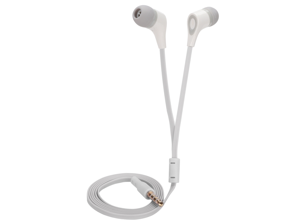 Fones intra auriculares com fio EOOCOO com graves pesados