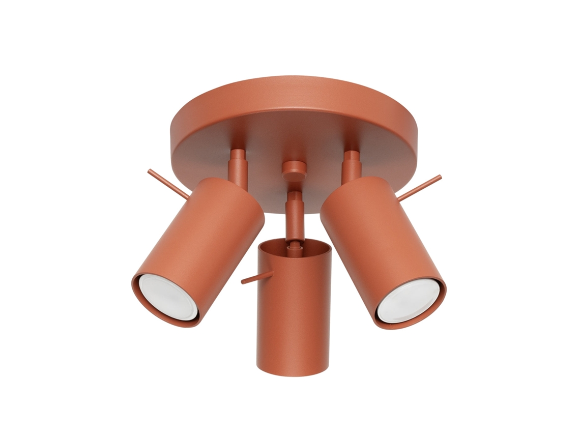 Sollux Sl.1509 Plafón Ring 3p Rojo Ocre Ocre Rojo