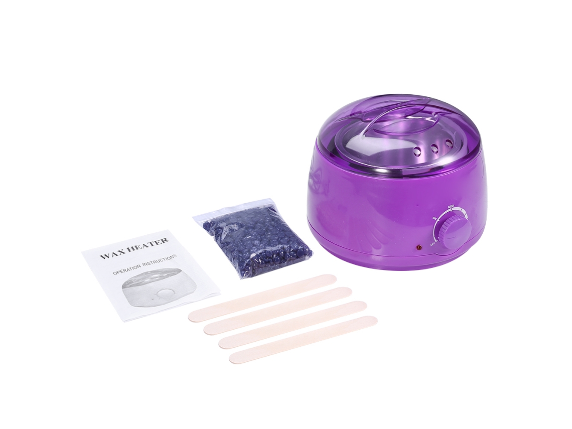 2026 kit de Cera Depilatória com Aquecedor de Cera para Salão Lavanda