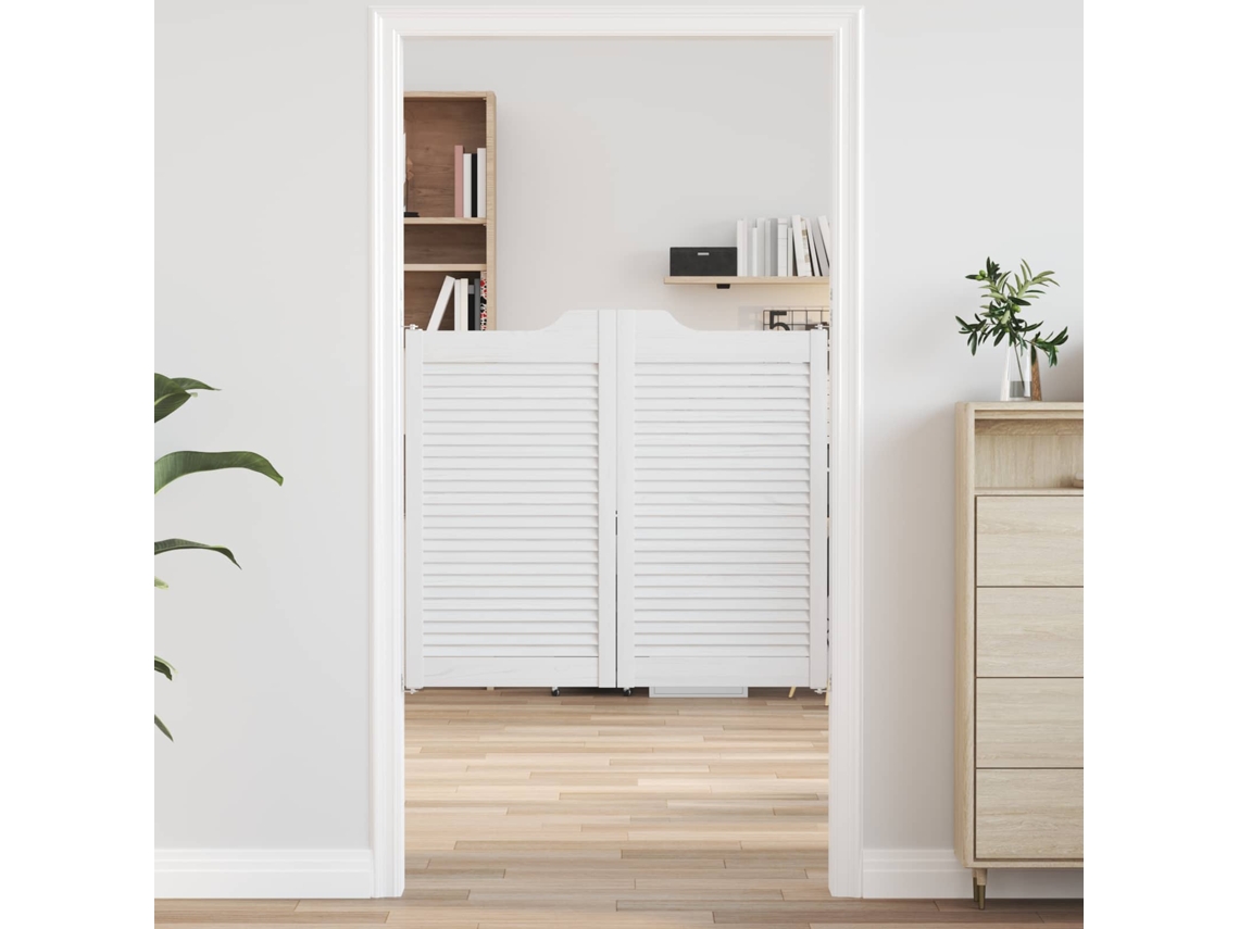 Vidaxl Portas De Correr 90 X 50 Cm Madeira De Pinho Maciça Branco