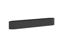 Vidaxl Cama De Jardim Elevada Preto 300 X 40 X 40 Cm Aço