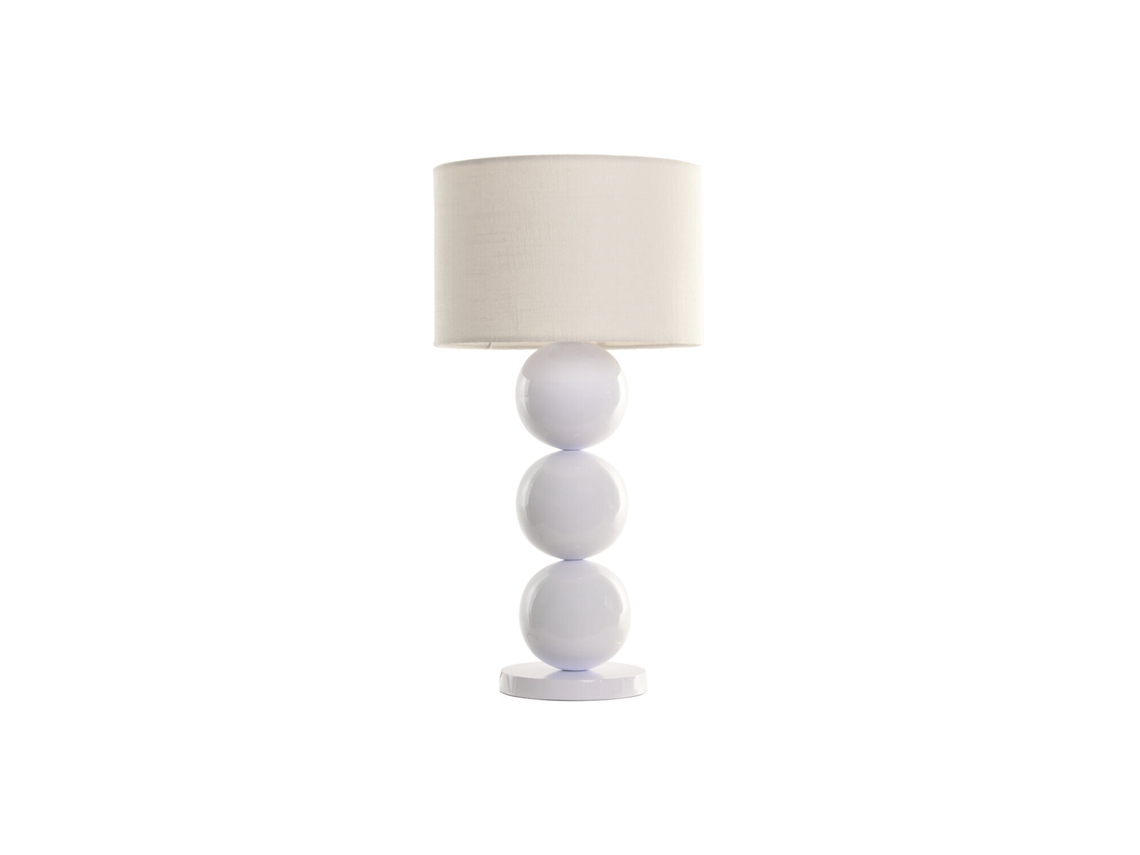 Abajur de Mesa em Cerâmica e Metal, 30x30x61cm ALEXANDRA HOUSE LIVING