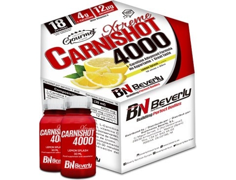 Suplemento Alimentar BEVERLY NUTRITION Xtreme Carnishot 4000 18 Shots X (Limão - 30 ml)