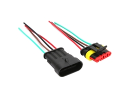 Conector Elétrico Impermeável Carro 4/5/6 Pinos