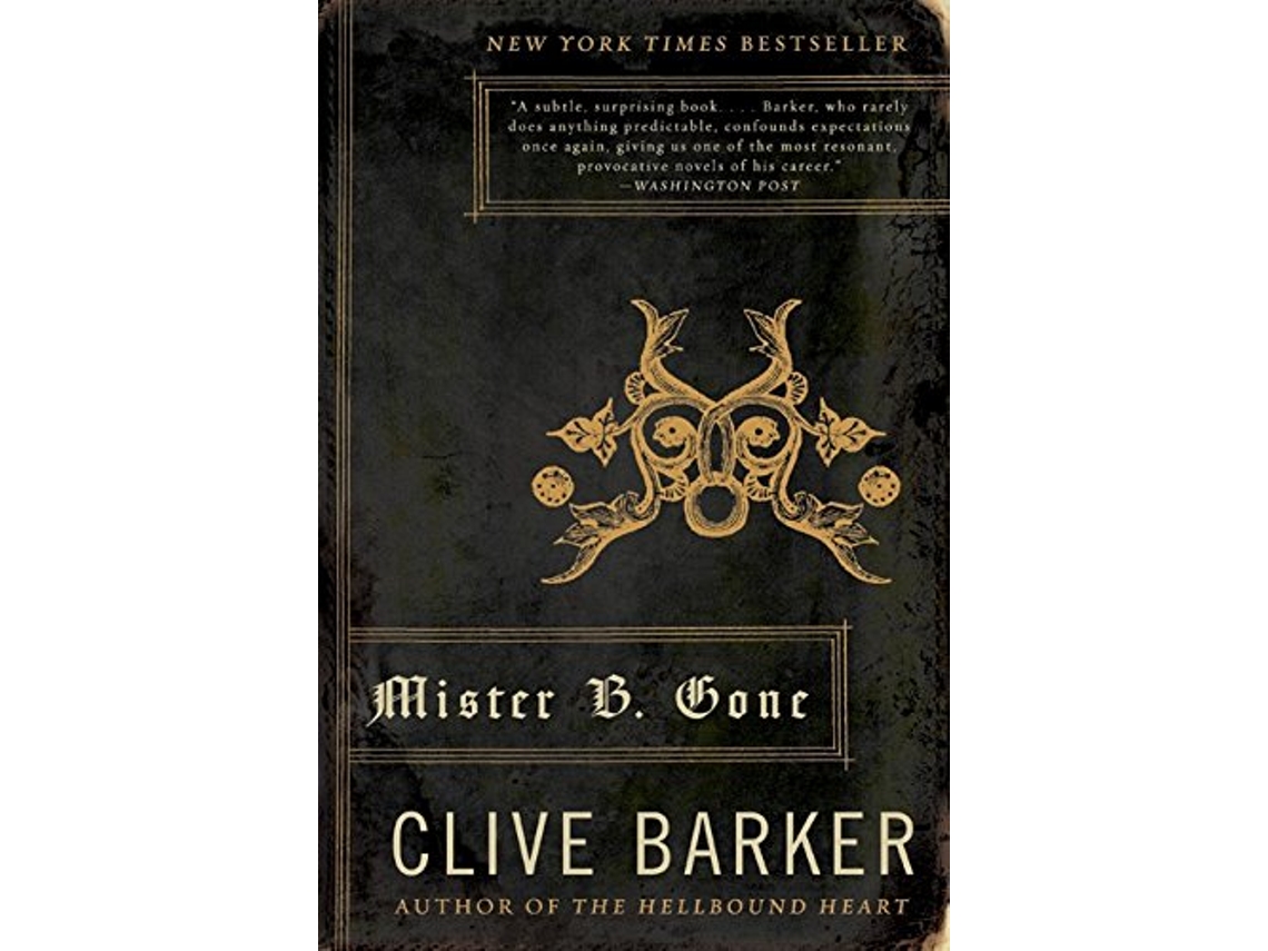 Livro Mister B Gone de Clive Barker (Inglês)