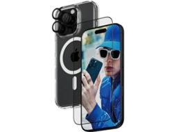 Bundle Proteção 3 em 1 PANZERGLASS iPhone 16 Pro (Outlet Caixa Aberta - Capa + Película + Protetor Câmara)