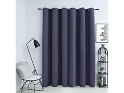 Vidaxl Cortina Blackout C/ Argolas Em Metal 290x245cm Antracite
