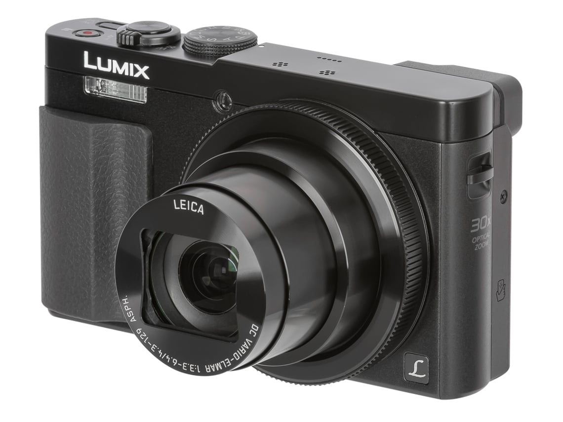 Máquina Fotográfica Bridge PANASONIC Lumix Dmc-Tz70 (Preto - 12.1 MP - ISO: 80 a 6400 - Zoom Ótico: 30x)