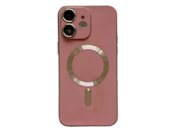 Lente para Telefone Mobile Phone Cases Magsafe Plating With para iPhone 12 Vermelho