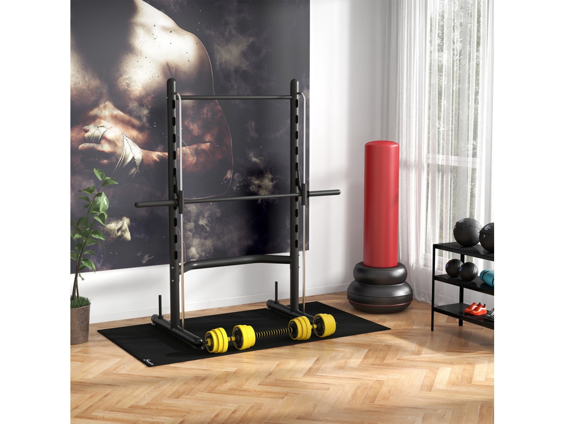 Conjunto de Halteres e Barras Ajustável 3 em 1, 25 Kg S/MARCA