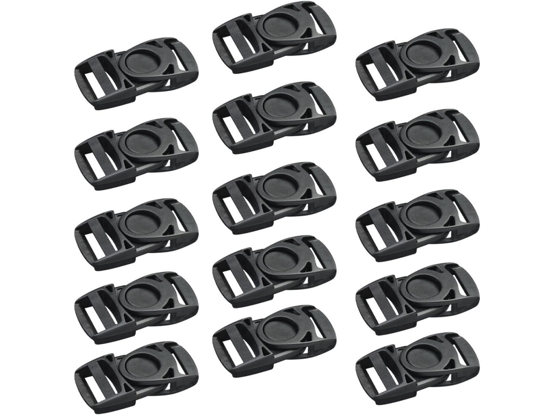 Pacote com 50 Mochila Preto Plástico 6,00 X 3,00 0,30 Cm Polegadas Prática