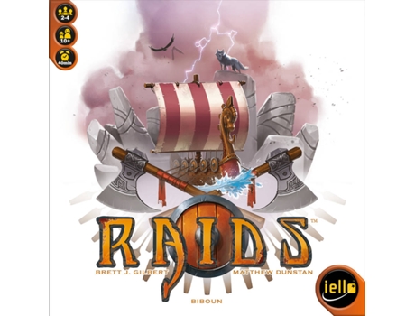 Jogo de Tabuleiro  Raids (Idade Mínima: 10 -Nível Dificuldade: Intermédio)
