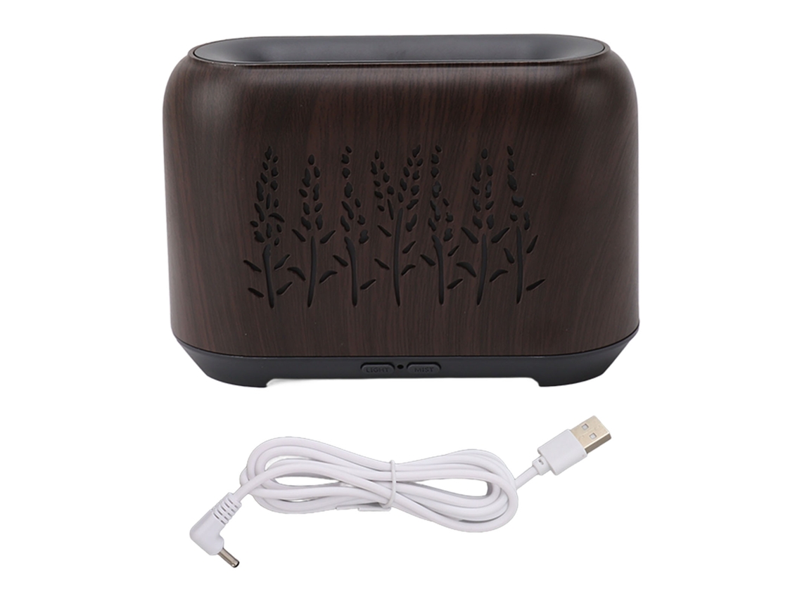 Laxiscreed Mini Umidificador Usb Aromaterapia Com Luz De Chama 3d E Alto-falante, 130ml