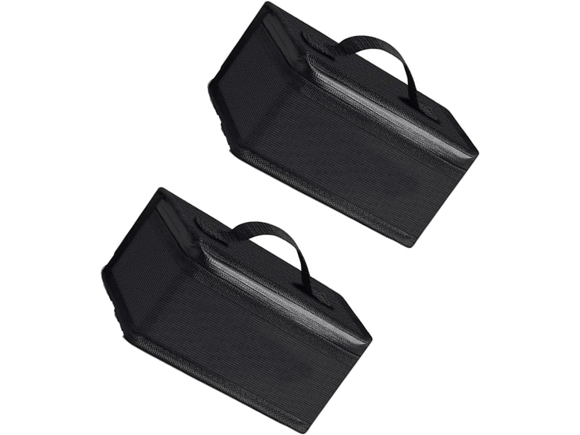 Bolsas Protetoras Para Baterias Resistentes Ao Fogo, Com Fecho Duplo De Zíper Seguro, Bolsa De Alta Segurança