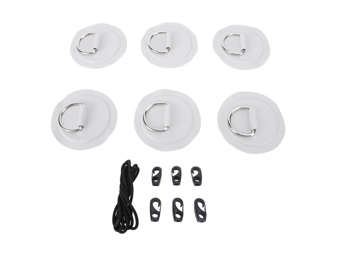 Urbannova-kit Anéis D Aço Inoxidável Para Paddle Board Kayak Cinza