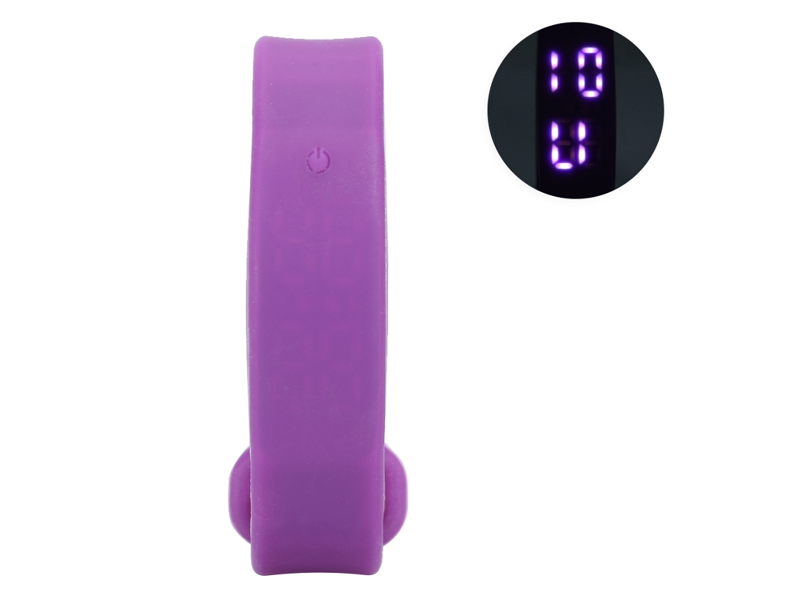 Relógio Inteligente de Temperatura Corporal Roxo EOOCOO