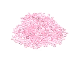 Laxiscreed Confetes De Casamento Transparentes De 6mm Com Gema Diamante Rosa Para Decoração