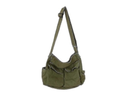 Bolsa De Lona Tipo Carteiro, Grande, Transversal, Com Vários Bolsos, Bolsa De Ombro Tipo Tote De Lona Para Mulheres E Homens, Alta Qualidade