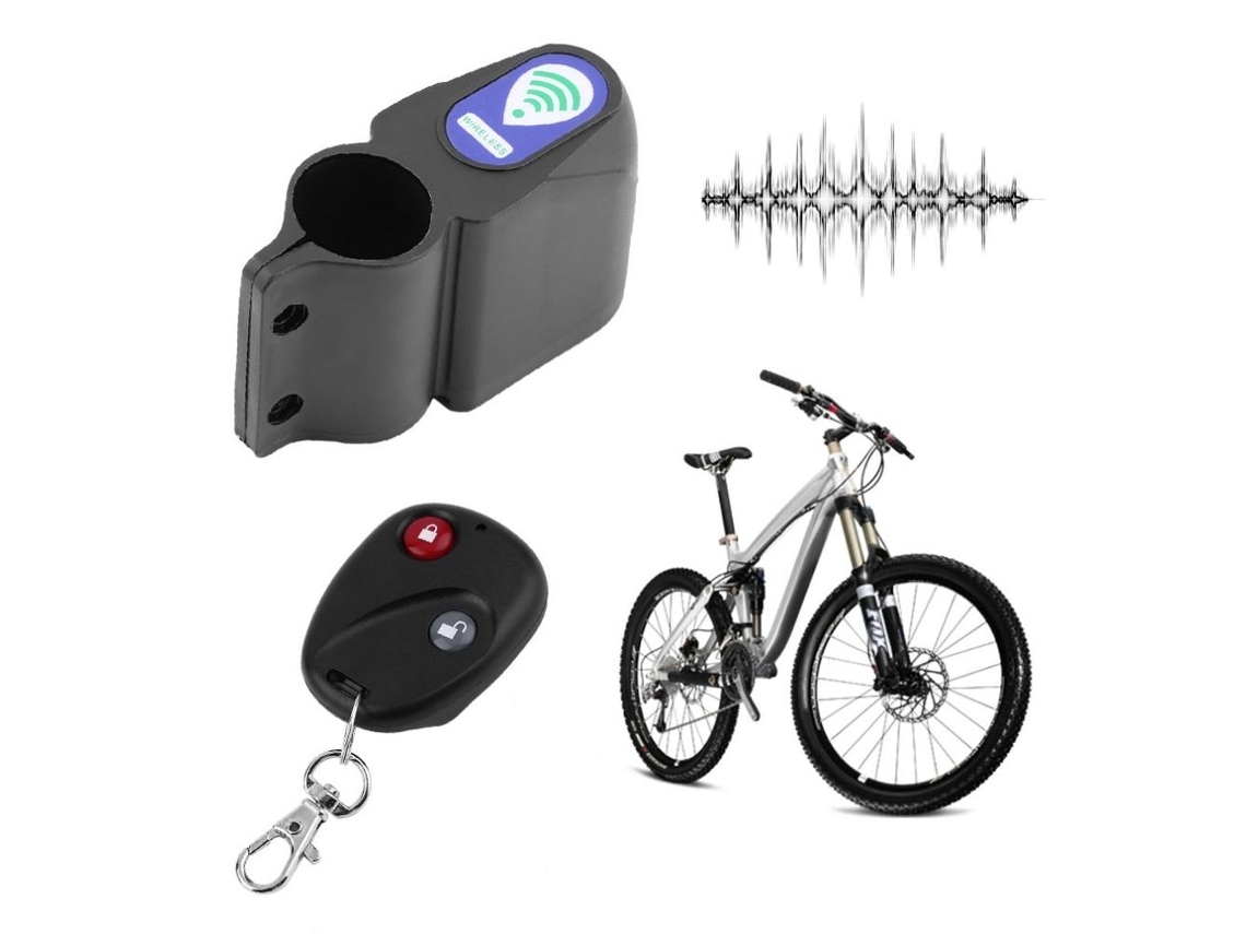 Novo Alarme Antifurto Profissional Para Bicicletas, Trava De Segurança Para Bicicletas Com Controle Remoto. Aquaforge