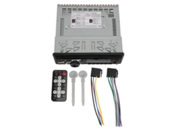 Autorradio de Un Solo Din Con Bluetooth, Usb, Cd, Dvd, Radio Fm, Llamadas Manos Libres Y Entrada Aux.
