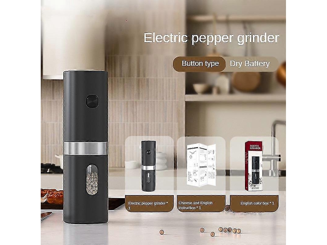 Moedor De Sal E Pimenta Elétrico Por Gravidade, Ajustável E Automático. Nostalgia88