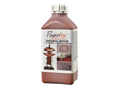 Solidificador de tecido Powertex - 1 kg - Terracota - Powertex Marrom