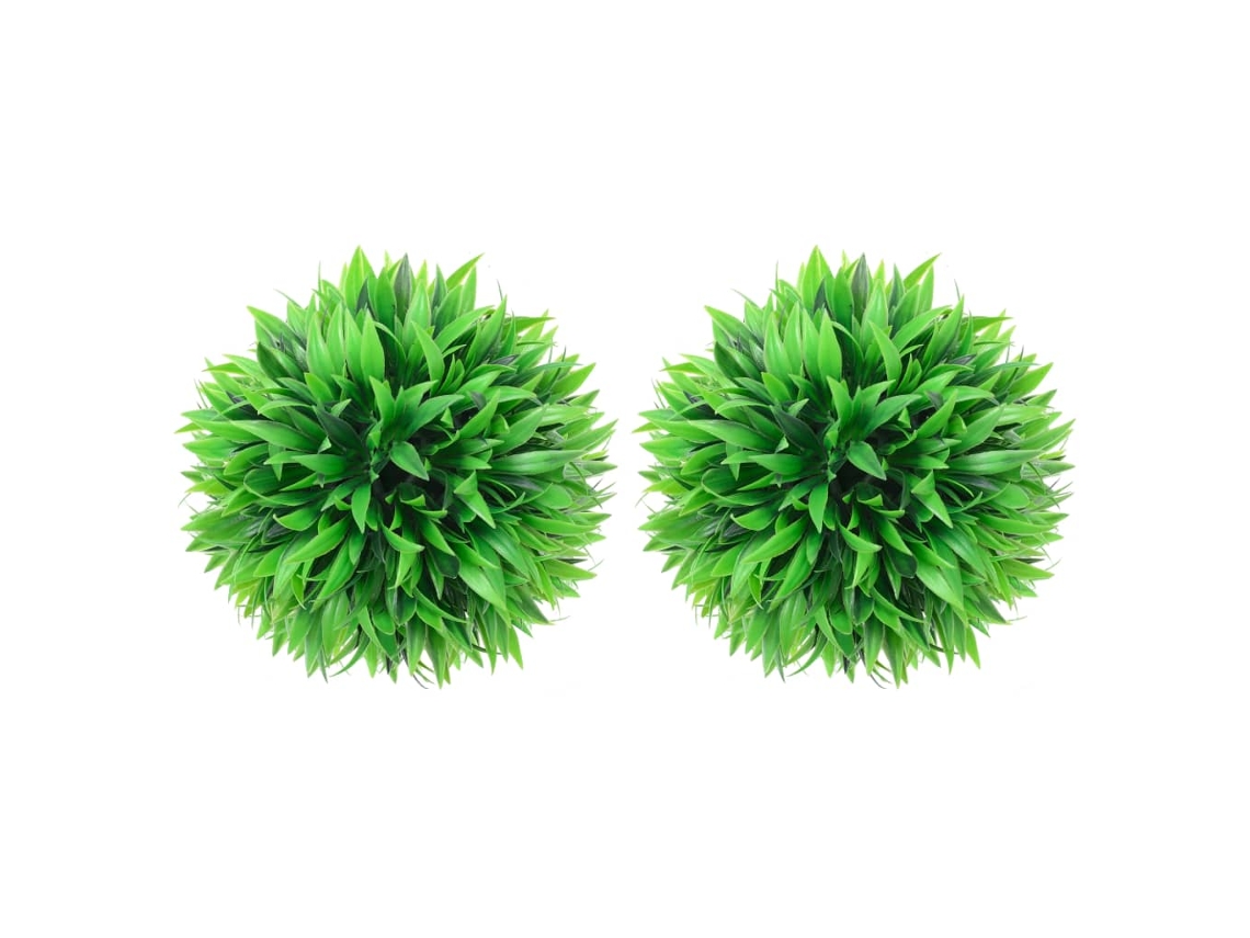 Vidaxl Bolas De Buxos Artificiais 2 Pcs 20 Cm