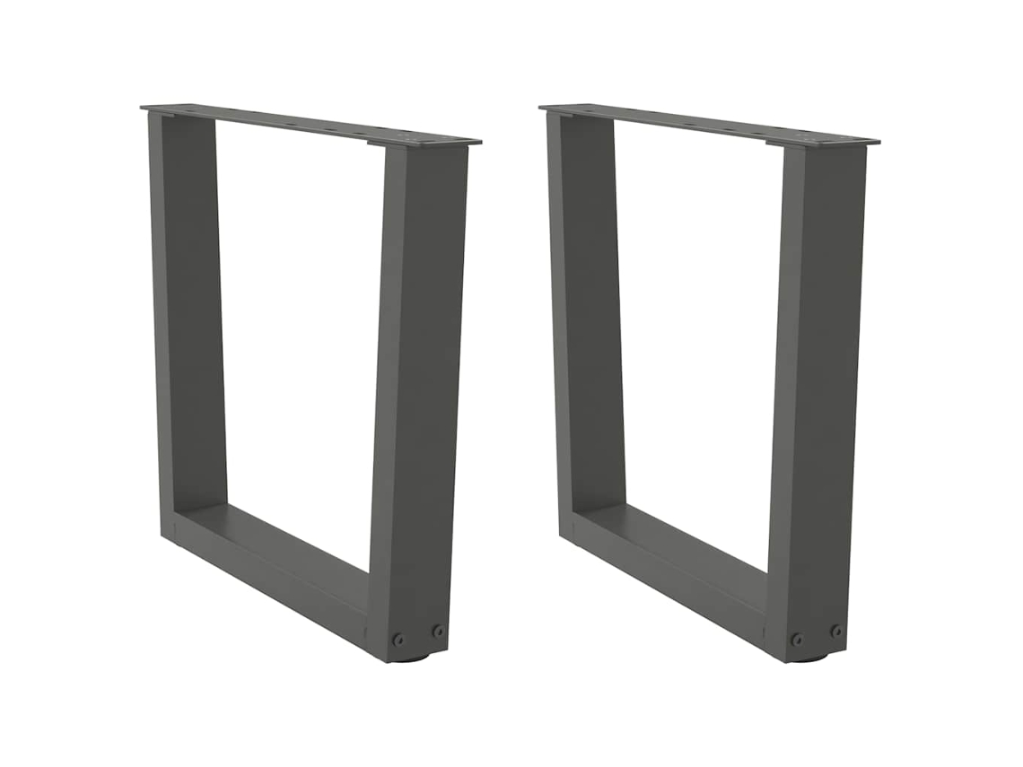Coffee Table Leg, Coffee Table Legs Vidaxl Antracite Aço (50 X (42-43.3) Cm)