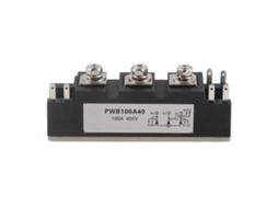 Módulo Rectificador Tiristor de 3 Terminales Puente Rectificador 100a 400v para Controle de Circuito Pwb100a40 | S/MARCA