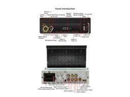 Reprodutor Mp5 7" Carplay Câmara 12 Leds Fm Am Bt