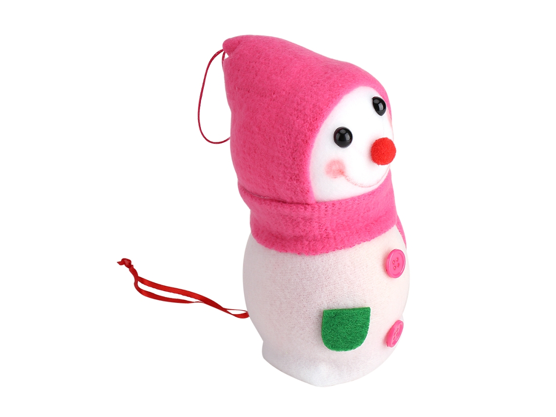 Saco De Maçã De Véspera De Natal (rosa, Reforçado) Eoocoo