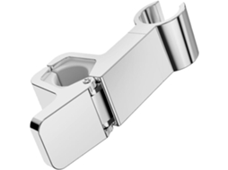 Suporte Ajustável Para Chuveiro De Mão 24a 34mm Trilhos Redondos, Suporte Em Abs Sem Furos Com Ângulo Giratório