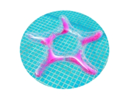 Boia Inflável Rosa para Natação, Flutuante AQUAFORGE