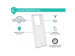 Capa Inserções Reforçadas Sistema Feel para Xiaomi Redmi Note 13 Pro FORCE CASE Plástico Transparente