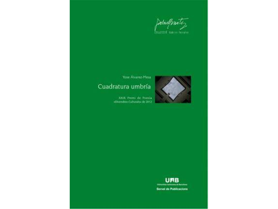 Livro Cuadratura umbría de Yose Álvarez-Mesa (Espanhol)
