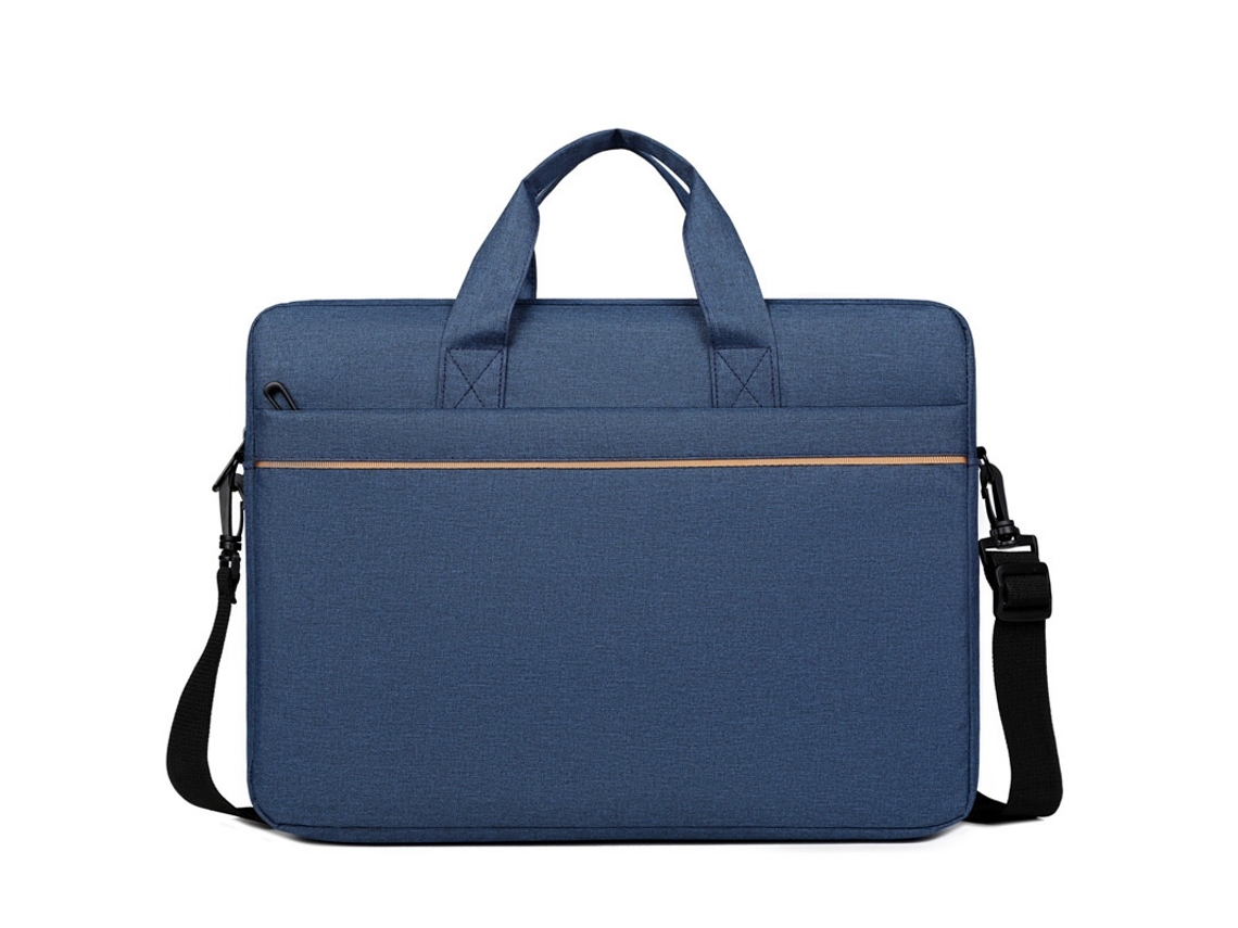 Bolsa Para Computador Portátil 16.1 Polegadas Impermeável Com Interior Macio E Bolso Auxiliar Azul Elysve