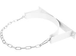 Suporte De Parede Em Aço Para Tanque De Gás Ou Botijão Branco Para Corrente Alta