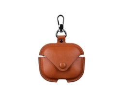 Capa Protetora Halinuia Couro Negócios Modelo Rb56s (compatível Redmi Buds5/6s, Couro Elegante E Gancho Portátil)