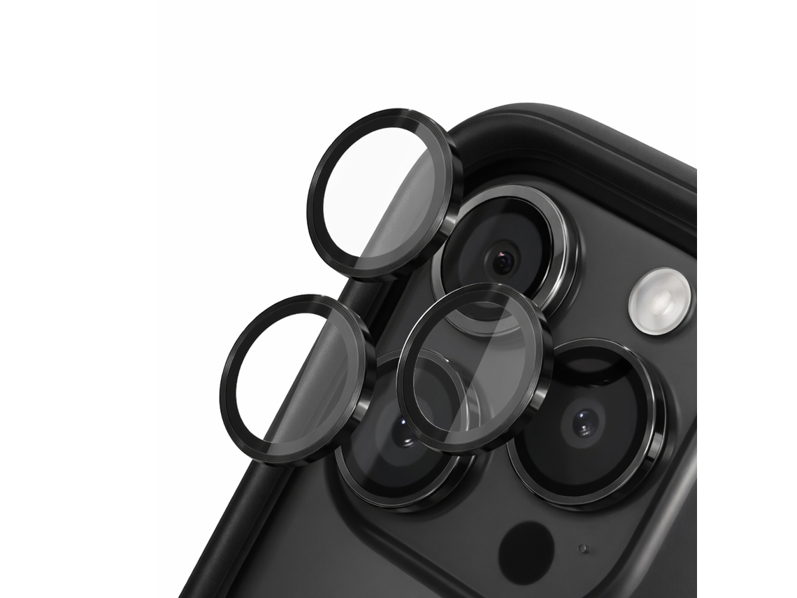 Rhinoshield Película De Câmara Para Iphone 15 Pro / 15 Pro Max Preto