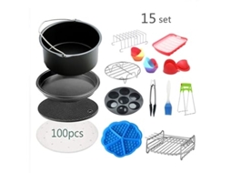 Acessórios Para Airfryer De 7 Polegadas Um Conjunto Que Torna A Cozinha Mais Divertida Conjunto De 15 Peças Cfzgmj