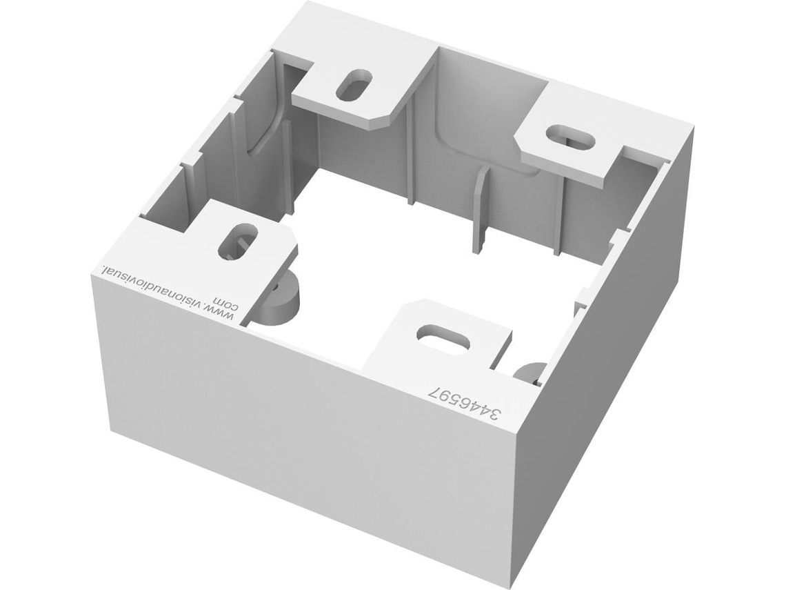 Caixa Elétrica VISION TC3 BACKBOX1G Branco