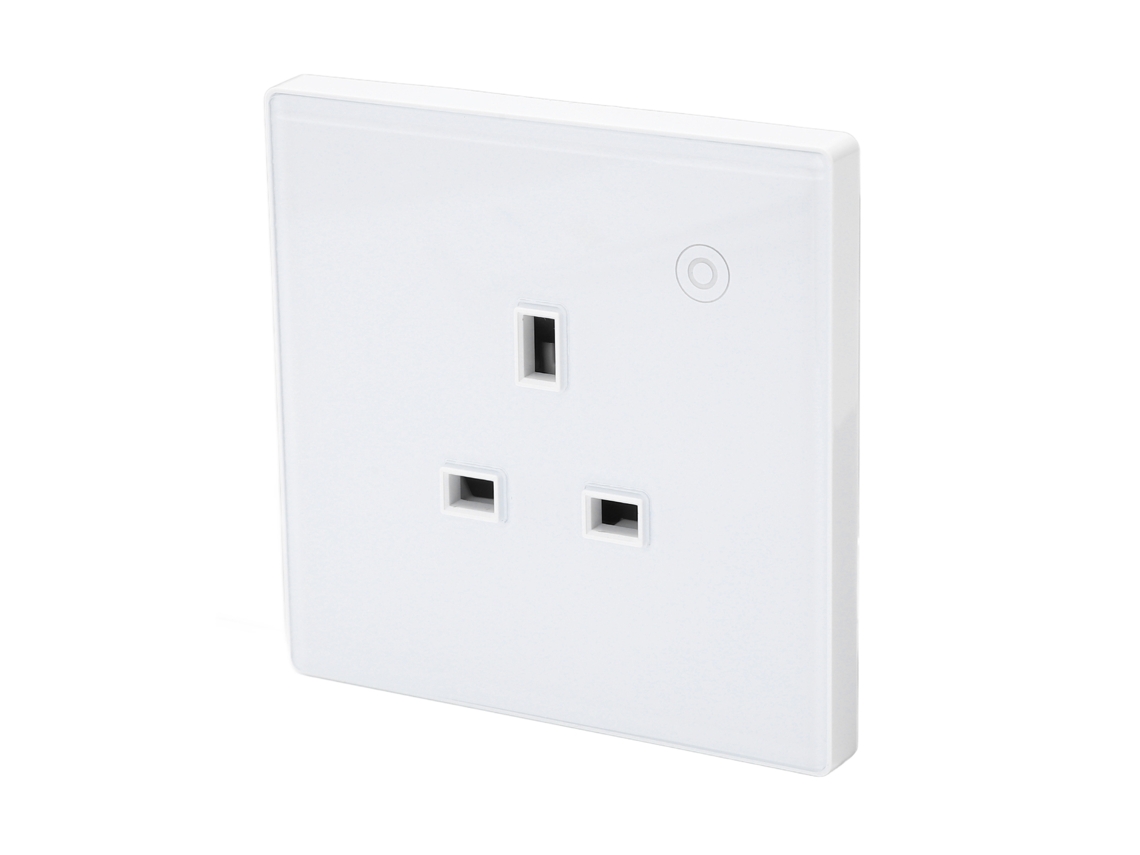 Painel De Tomada Inteligente Com Timer, Sem Fio, 16a, Ac 95v, Fixo Na Parede, Abs