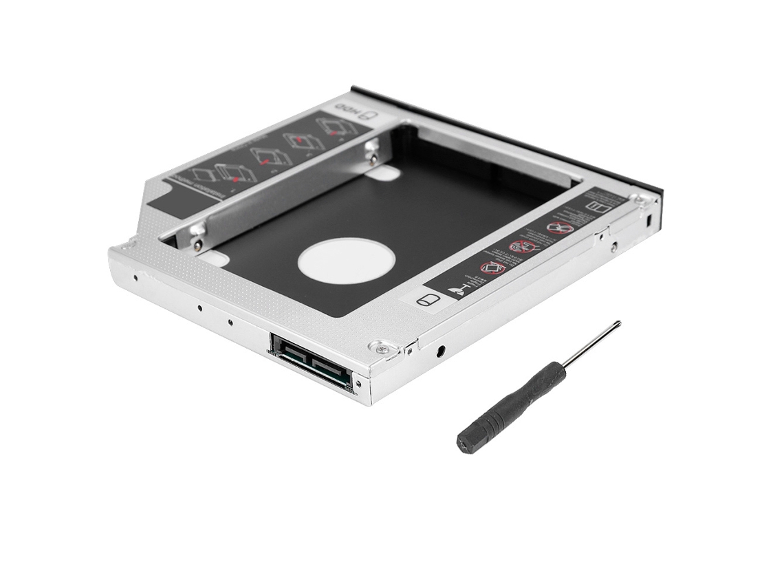 Enclosure Interno De Hdd Sata De 12,7mm, Suporte Para Disco Rígido, Case Para Laptop