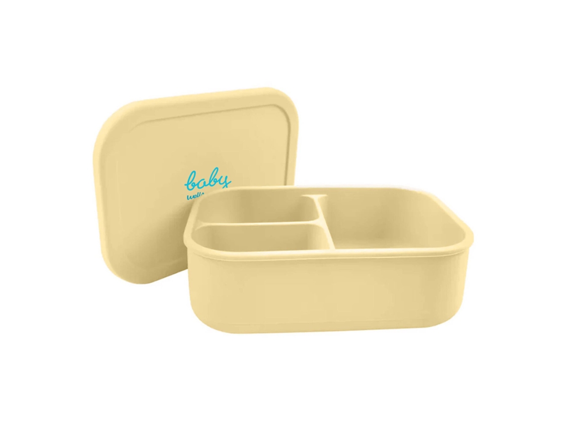 Porta Alimento Silicone Amarelo Un Wells