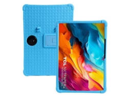 Capa protetora Hengrongshen para tablet Tcl Nxtpaper 14 com suporte de silicone antiderrapante e à prova de choque, azul