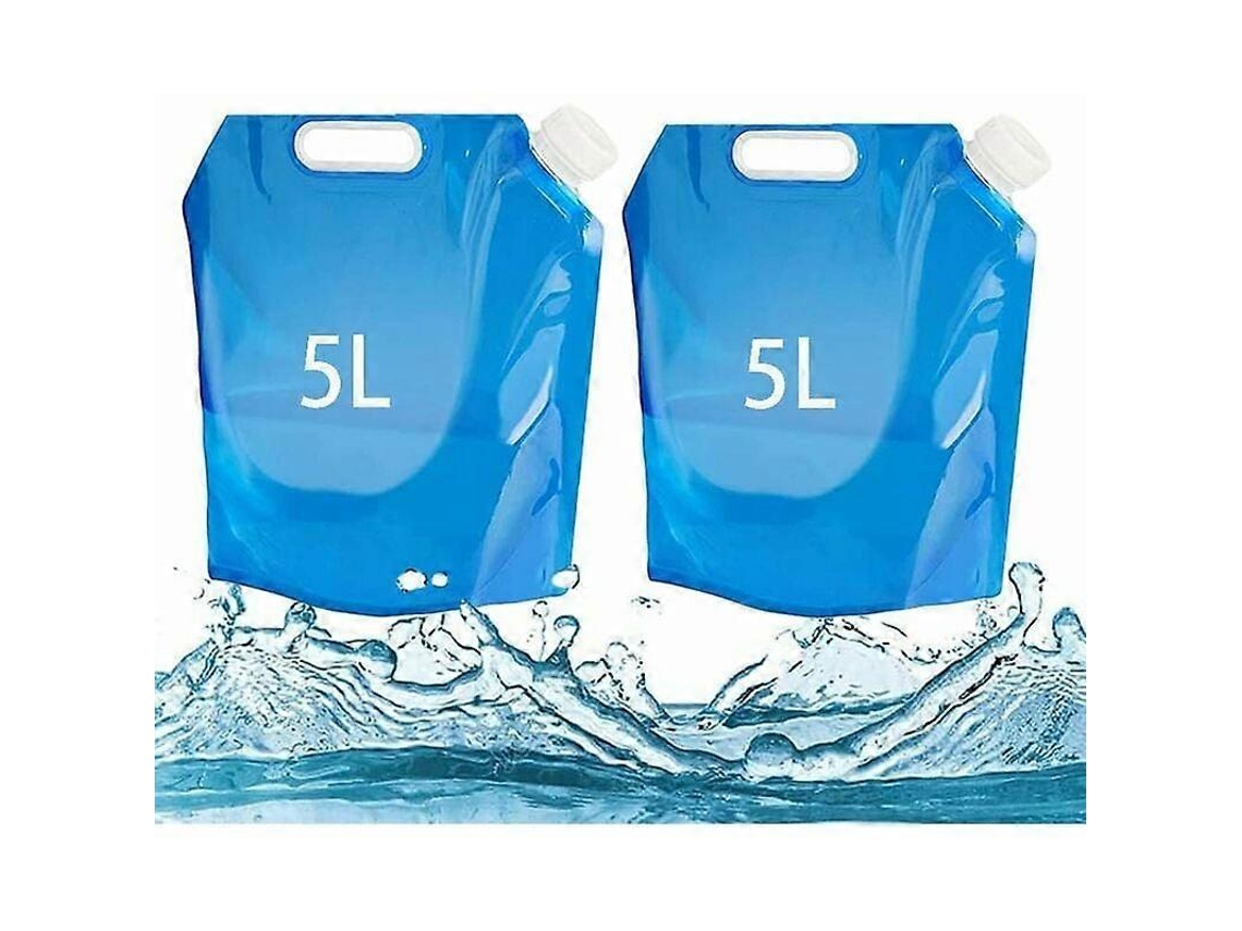 Bolsa De Água Dobrável 5 L 300 G/caixa Olysi Shop (2 Unidades)